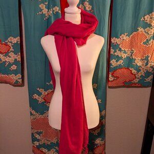 Hot pink scarf